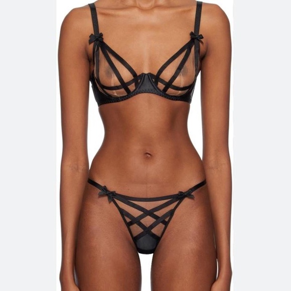 NWT Agent Provocateur Briella Bra (32C) and Thong (2) Set - Picture 1 of 3